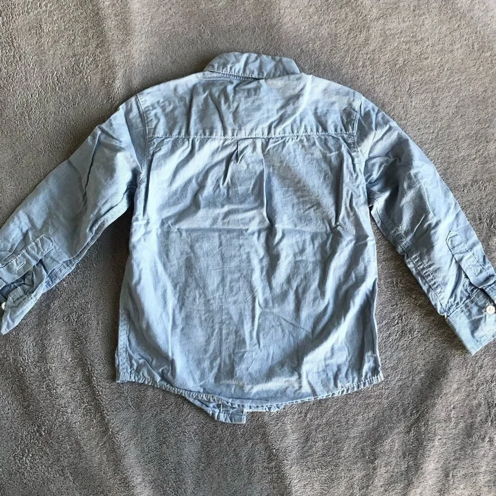 Carter’s Long sleeve pinstriped buttondown